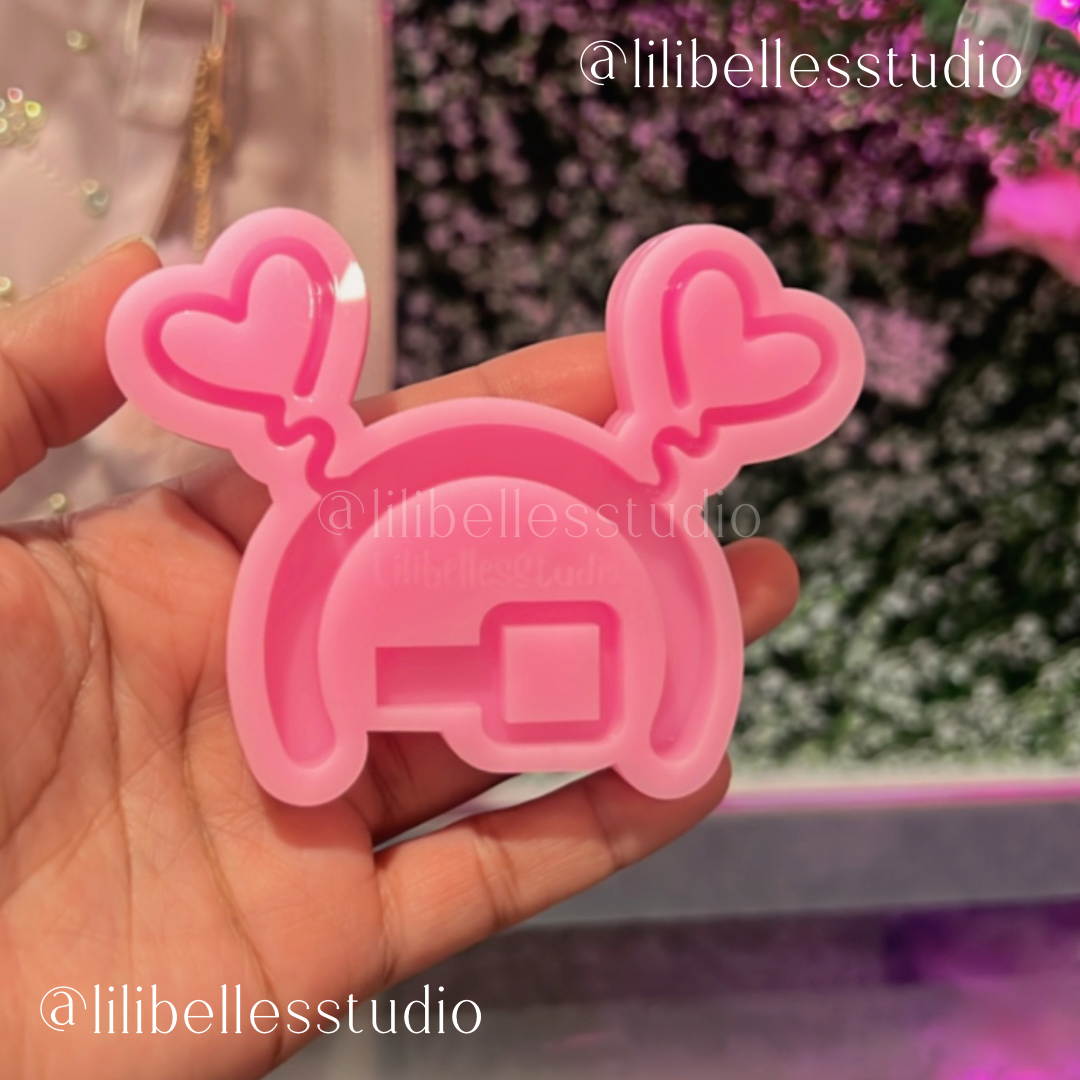 Valentine hearts bubu headband MOLD