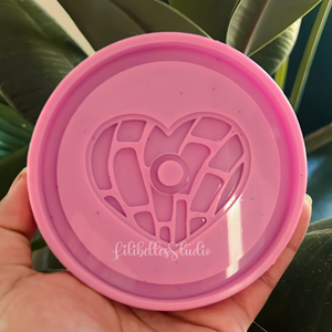 Heart concha Shaker Lid MOLD