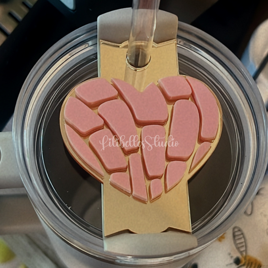 ACRYLIC TOPPER - heart concha