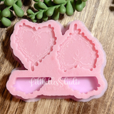 KG heart Strawtopper MOLD