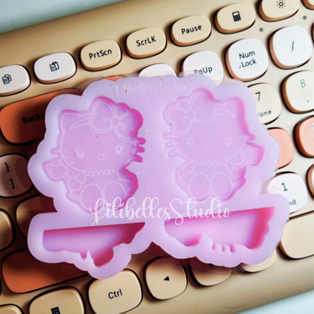 Glam Kitty Strawtopper MOLD