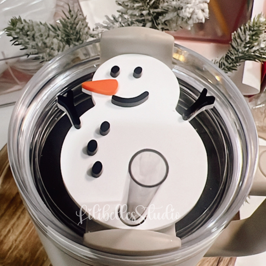 Snowman tumbler topper (ACRYLIC/MOLD)