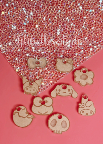 Kitty & friends charms MOLD