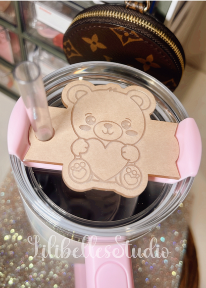 Teddy bear tumbler topper MOLD