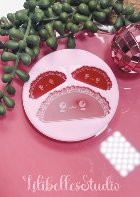 Kawaii taco set mold