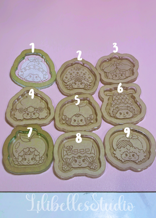 Strawberry & friends shaker MOLD