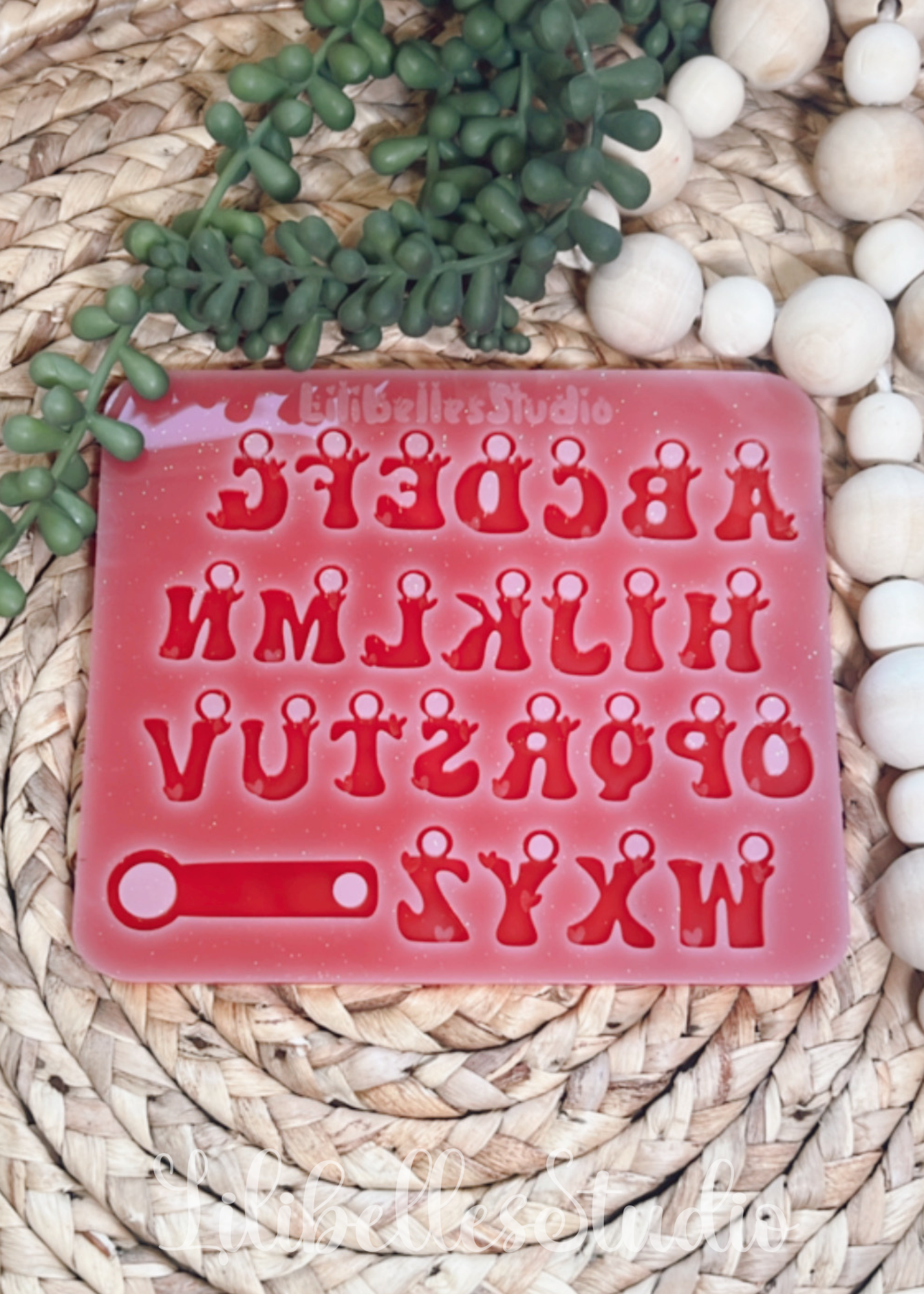 B- Alphabet charms MOLD