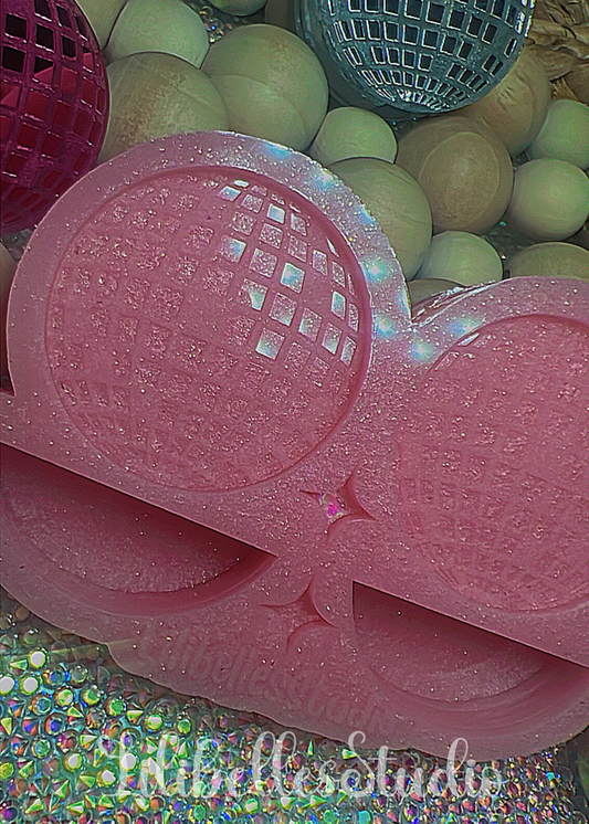 Disco ball Strawtopper MOLD