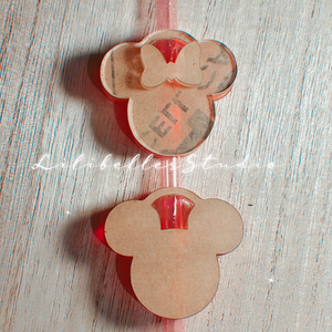 Mouse locket straw topper molds