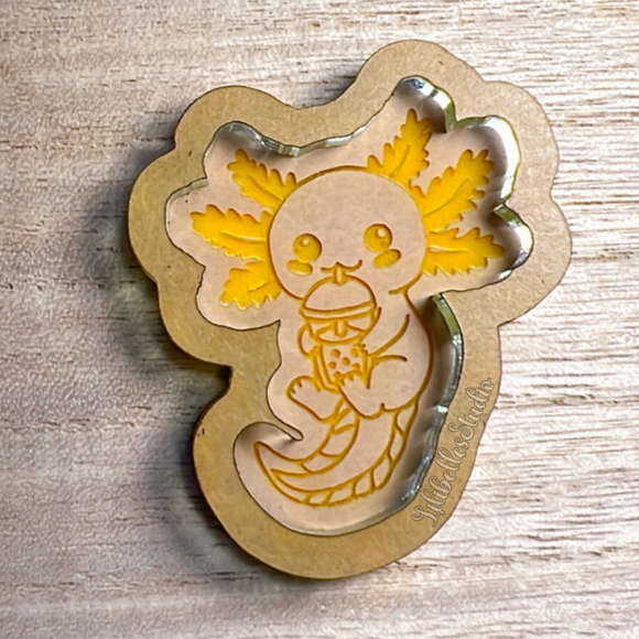 Axolotl boba shaker mold