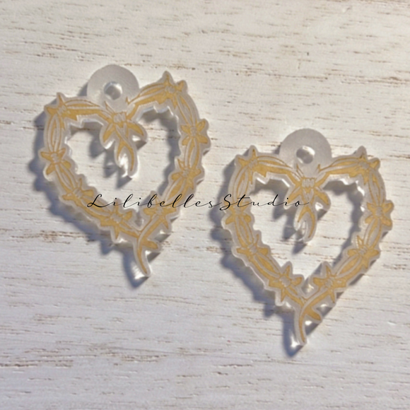 KG heart earrings mold