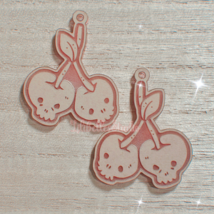 Cherry skulls earrings MOLD