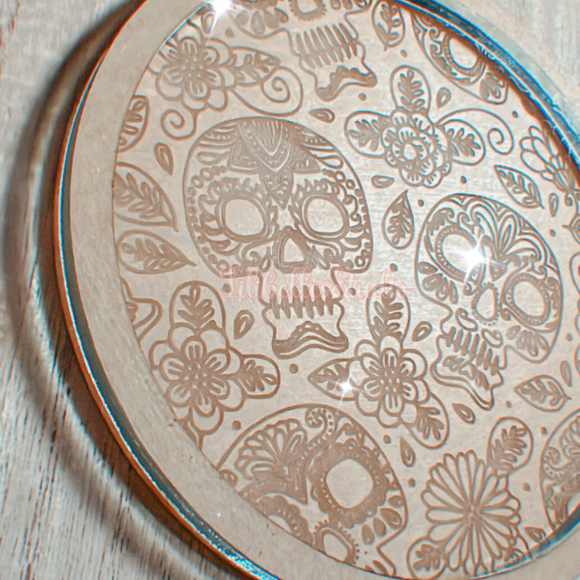 Skulls tray/coaster MOLD