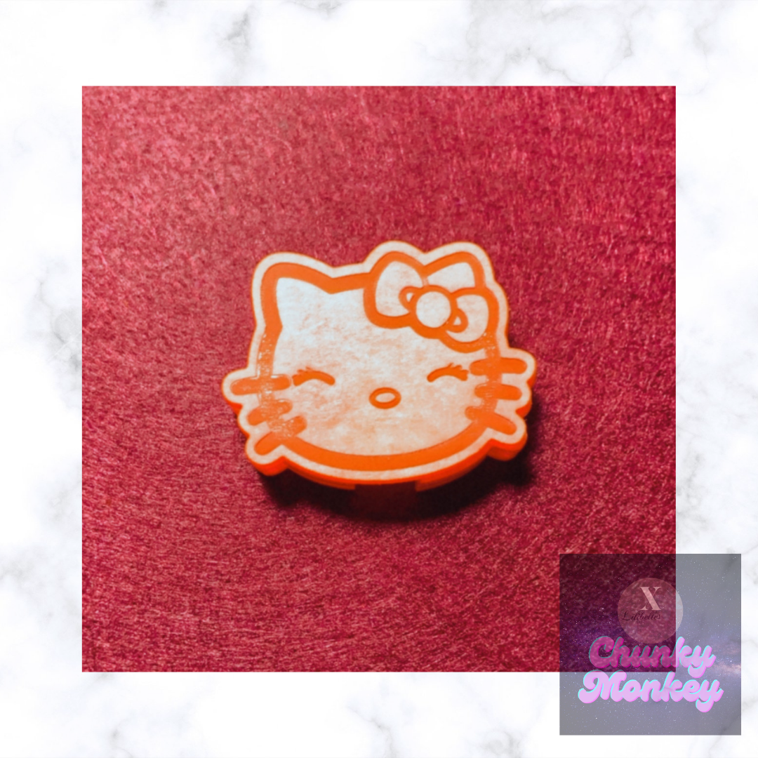 Pretty Kitty Straw topper Mold