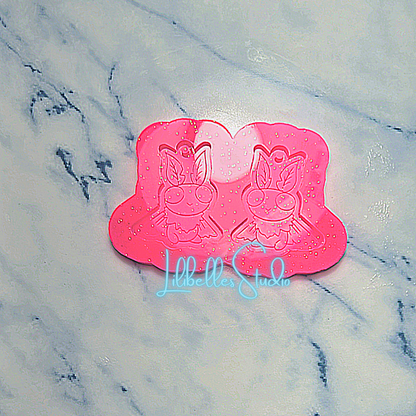 DESTASH BLANK Cutie moth earrings