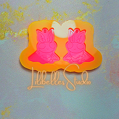 DESTASH BLANK Cutie moth earrings