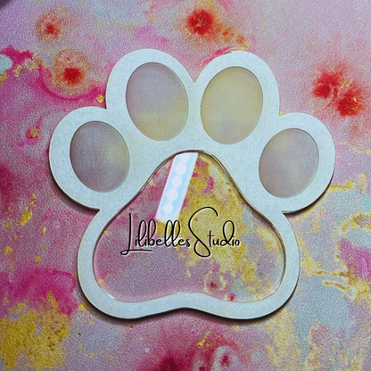 XL Paw print shaker Mold