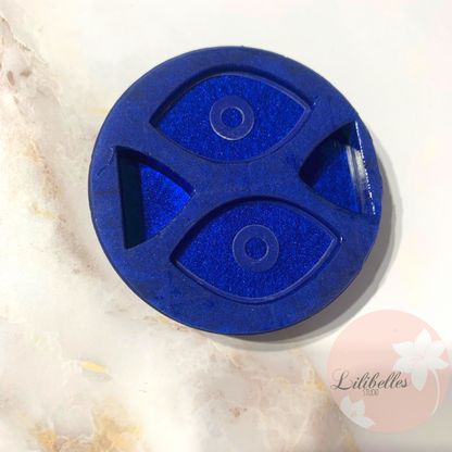 Evil eye straw topper Mold