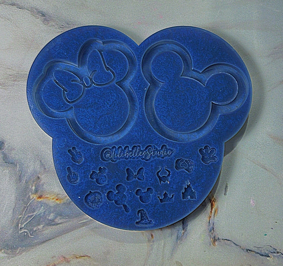 Mr & Mrs Mouse Shaker Mold