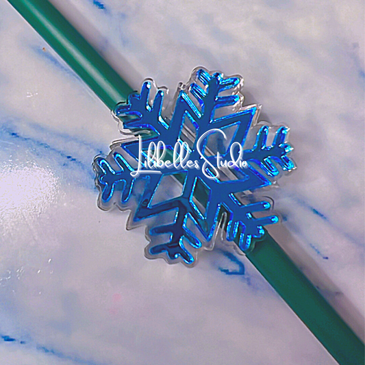 Snowflake Strawtopper Mold