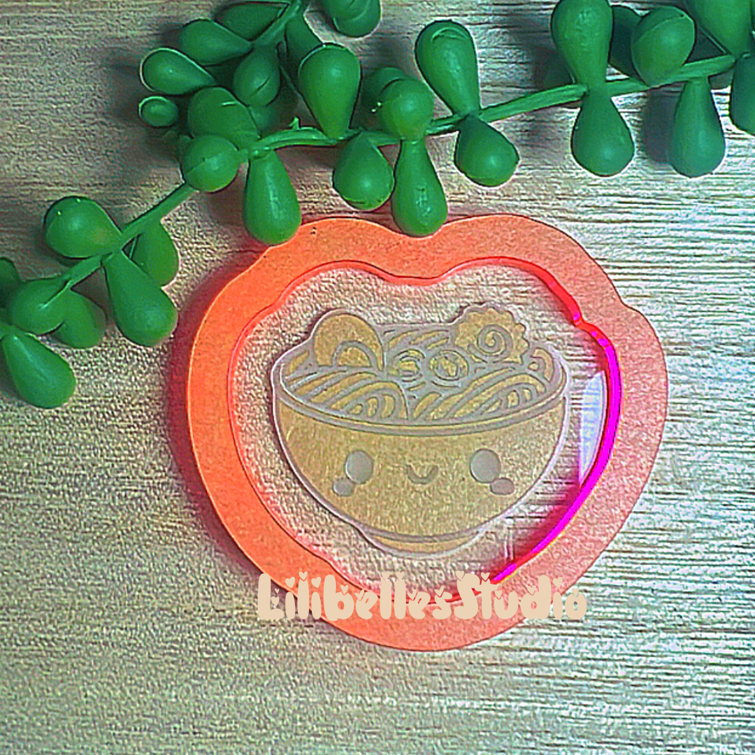 Kawaii Noodle bowl shaker mold