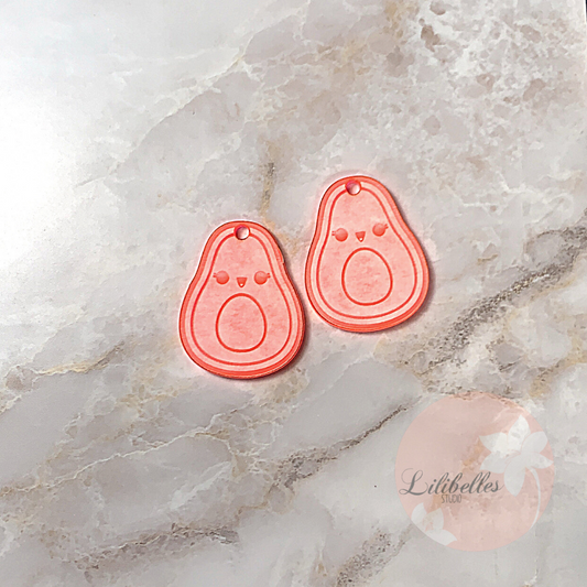 Happy Avocados earrings Mold