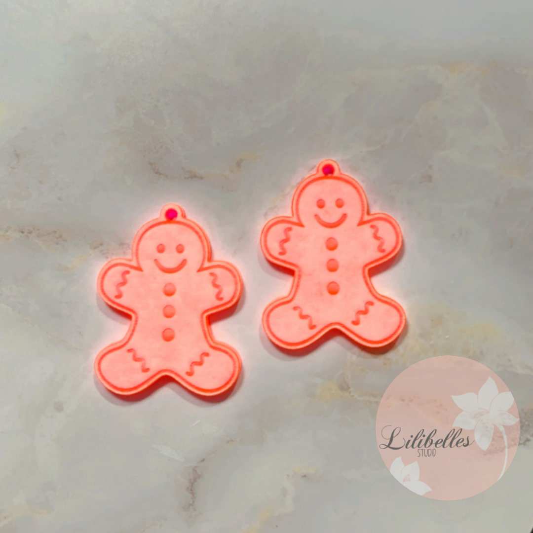 Gingerbread Earring Set Mold