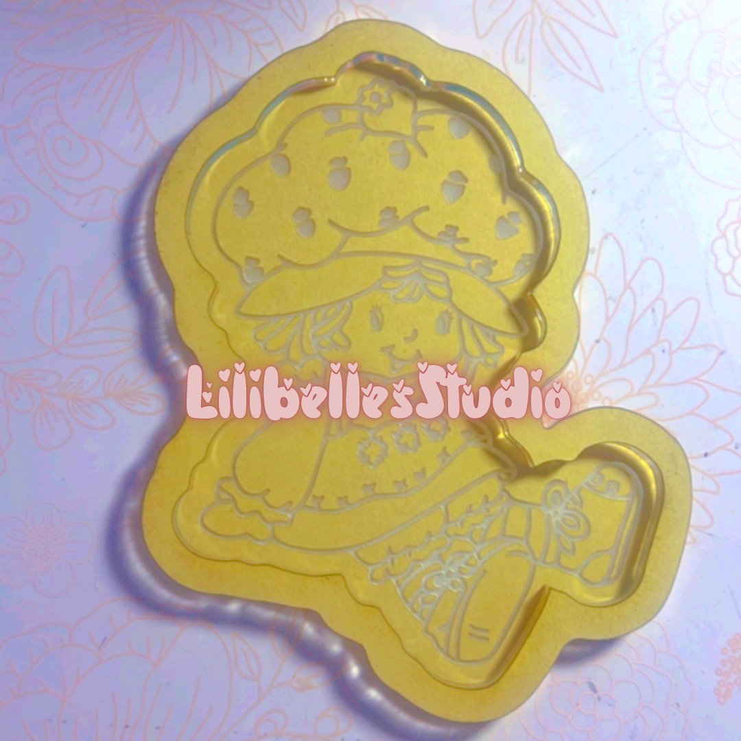 Strawberry girly Tray Mold