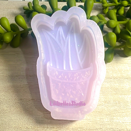 Kawaii snake plant shaker mold