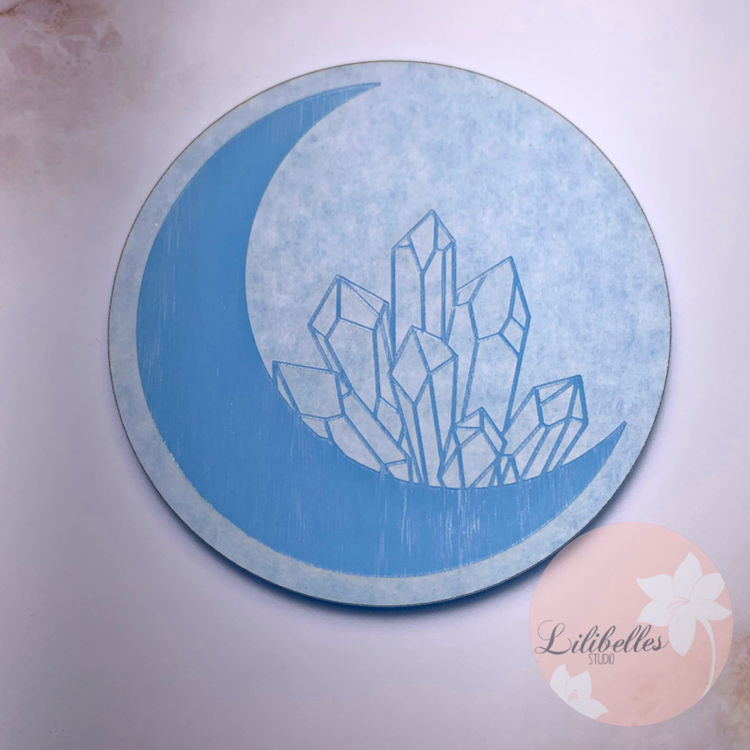 Crystal Moon Coaster Mold