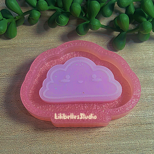 Kawaii cloud shaker mold