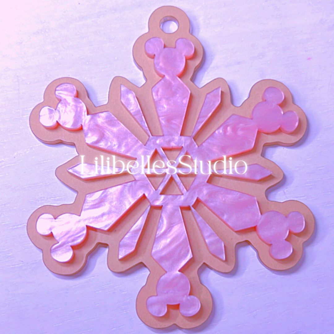 Mouse snowflake ornament Mold