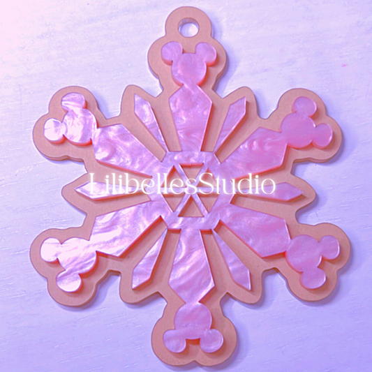 Mouse snowflake ornament Mold