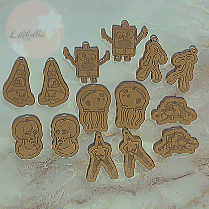 DEASTASH BLANK Sponge b earrings
