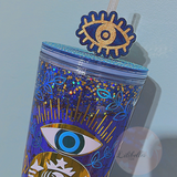 Evil eye 2.0 Straw topper Mold