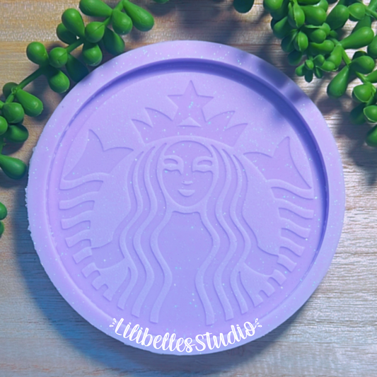 Siren coaster/ tray Mold