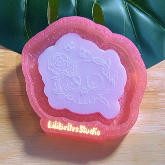 Rose Skull Shaker Mold